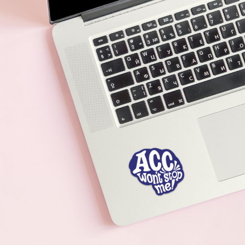 'ACC Won't Stop Me' Sticker