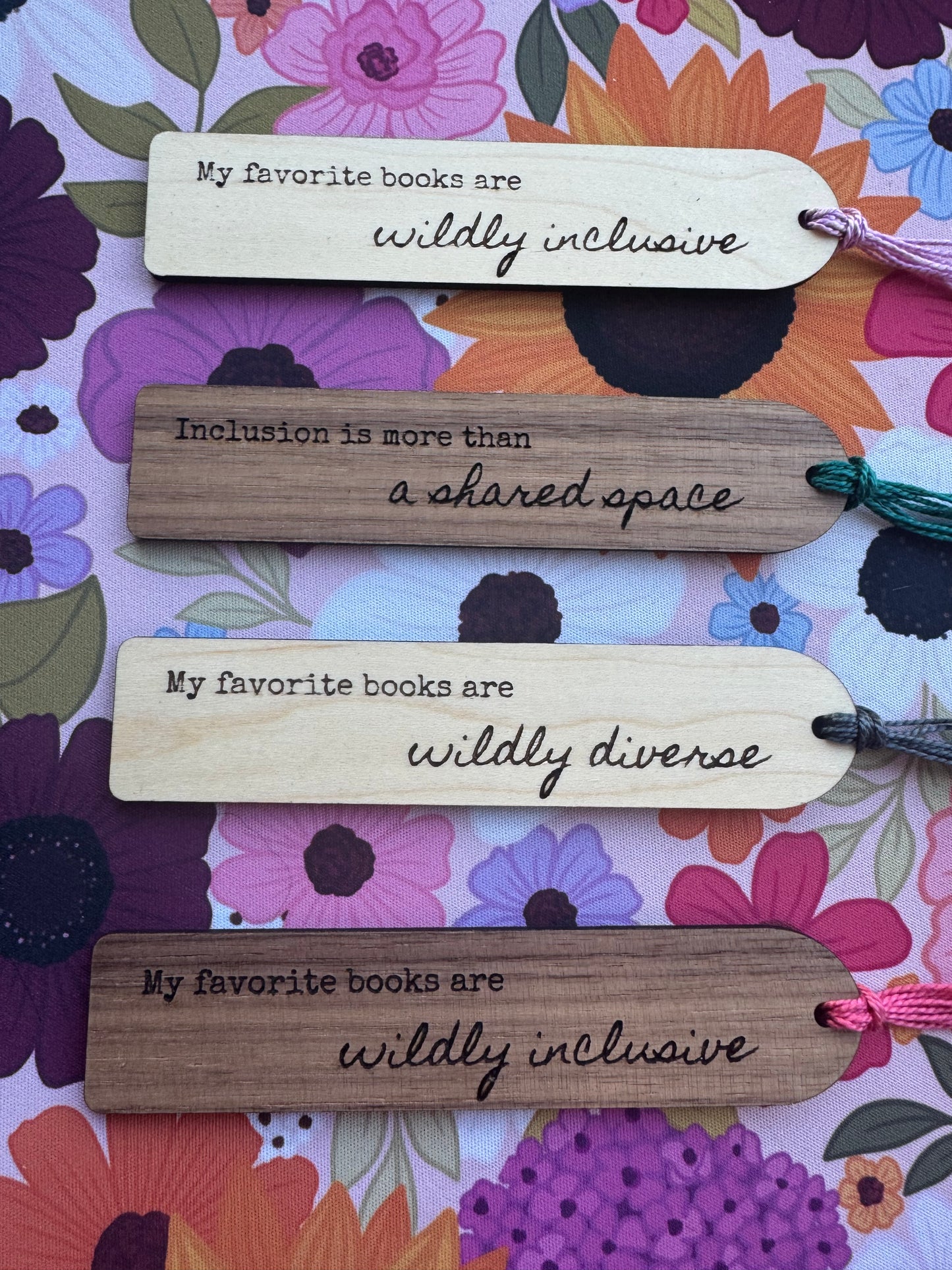 Wooden Engraved Bookmarks