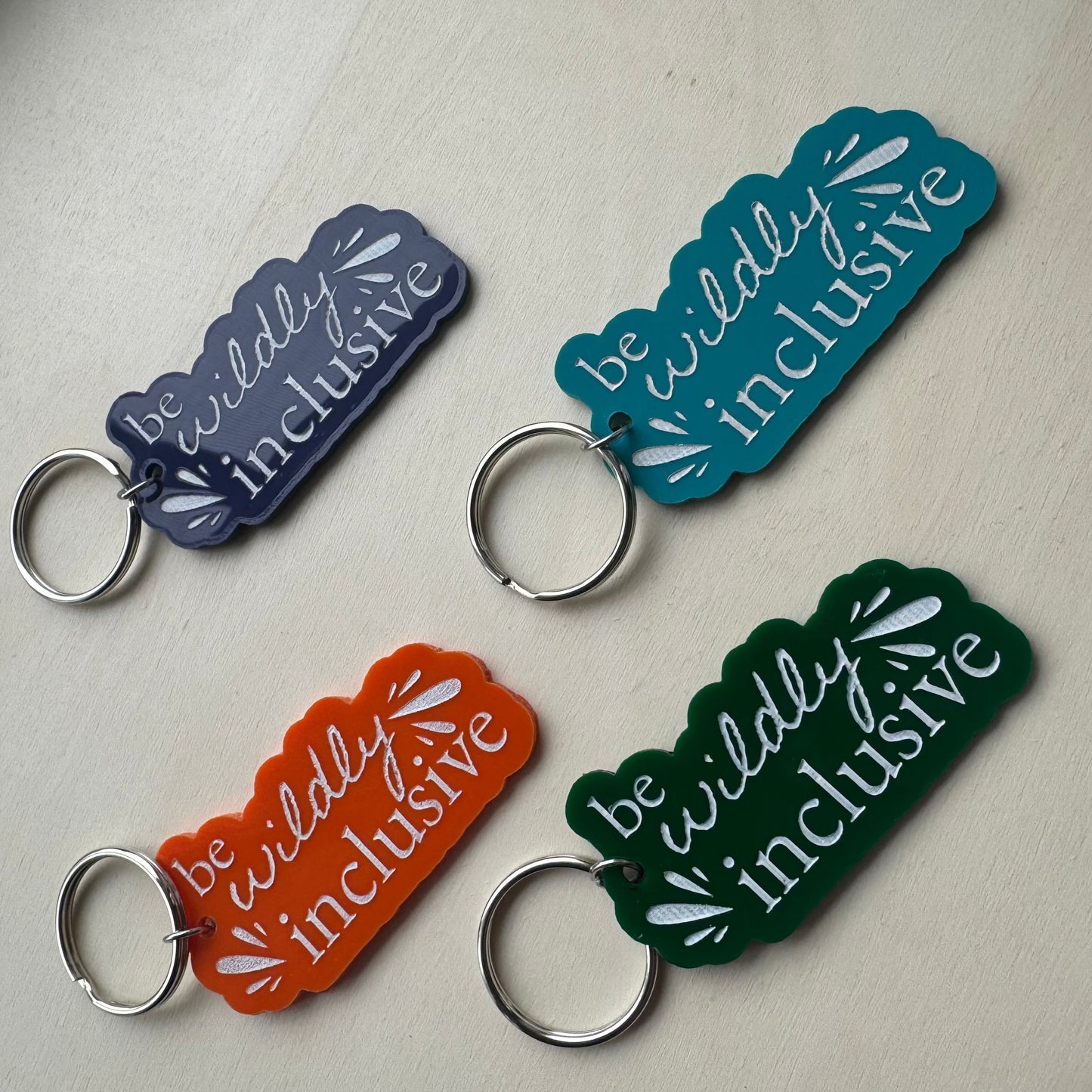 'Be Wildly Inclusive' Acrylic Keychain