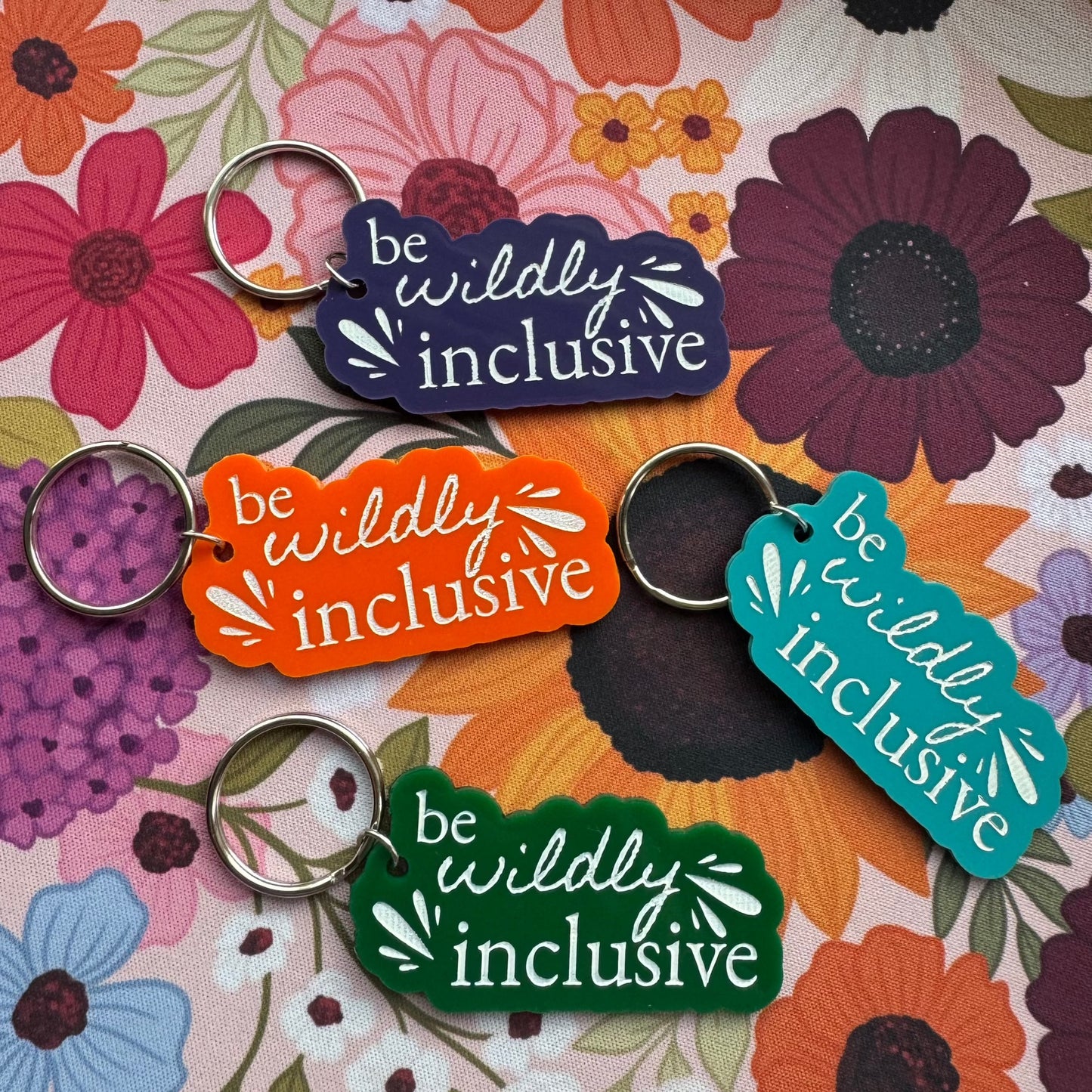 'Be Wildly Inclusive' Acrylic Keychain