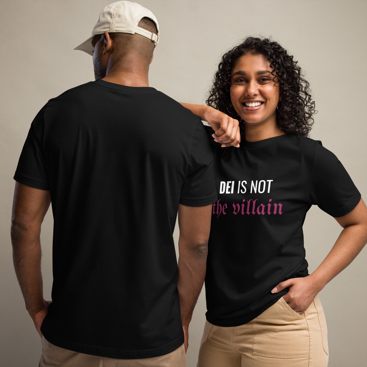 'DEI Is Not The Villain' Adult T-shirt