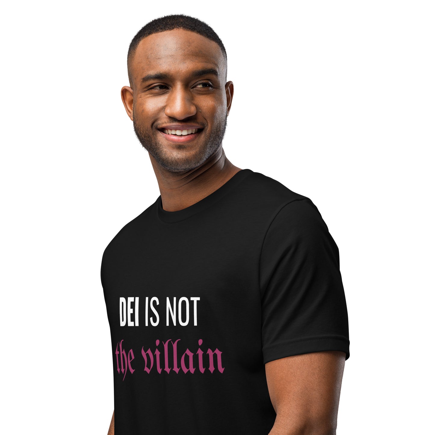 'DEI Is Not The Villain' Adult T-shirt