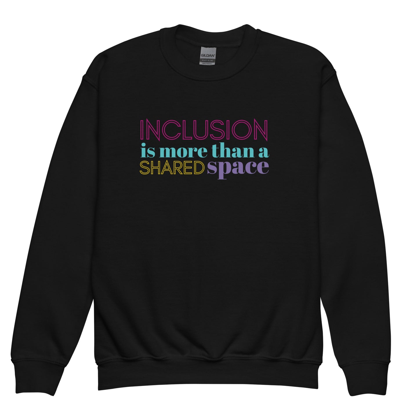 Inclusion Youth Crewneck Sweatshirt Style 1