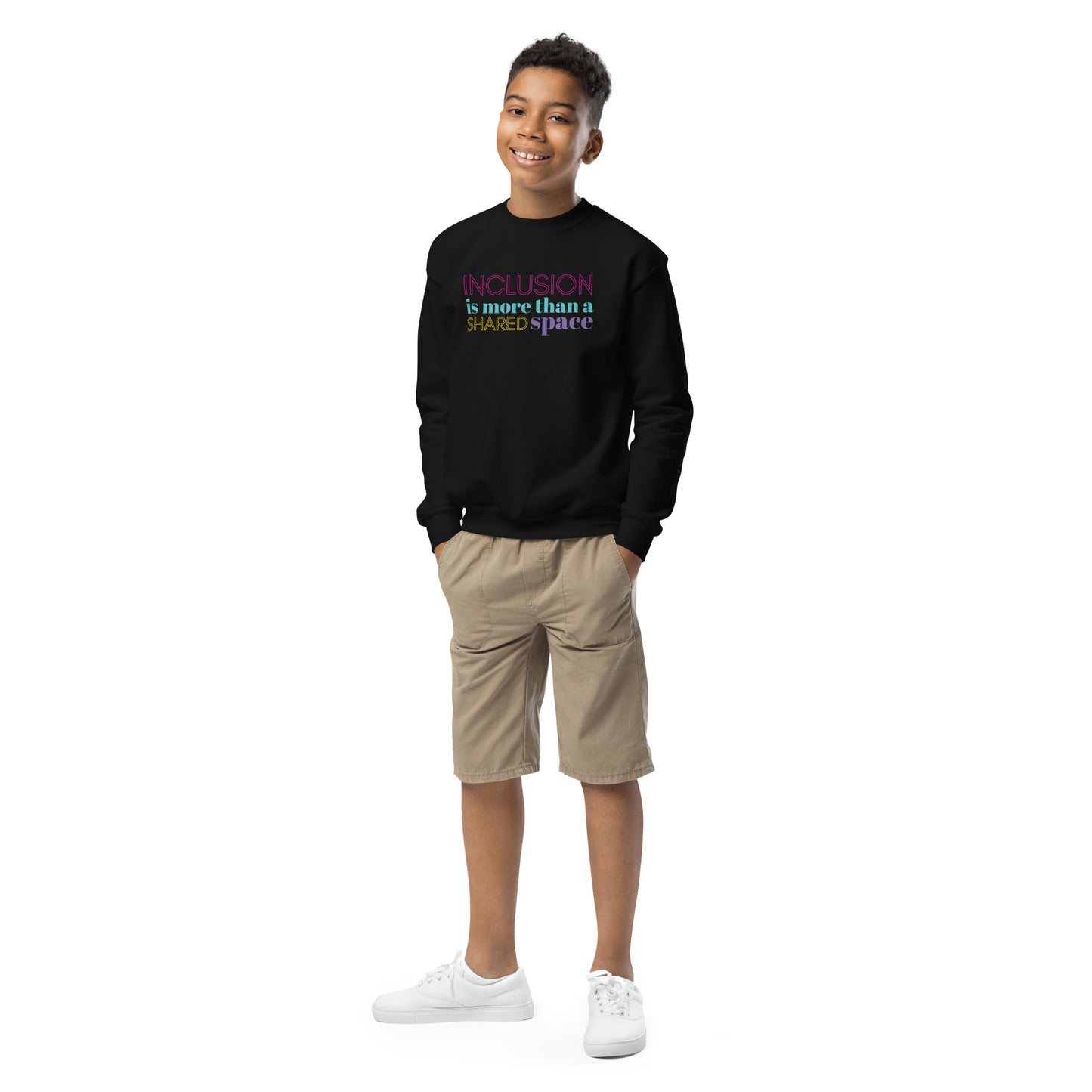 Inclusion Youth Crewneck Sweatshirt Style 1