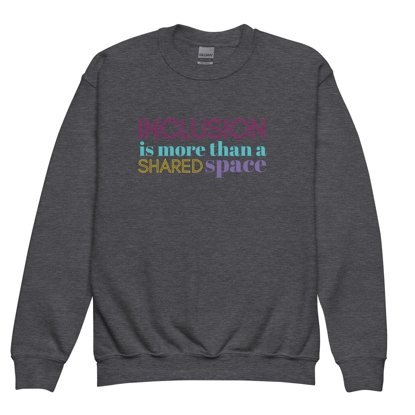 Inclusion Youth Crewneck Sweatshirt Style 1