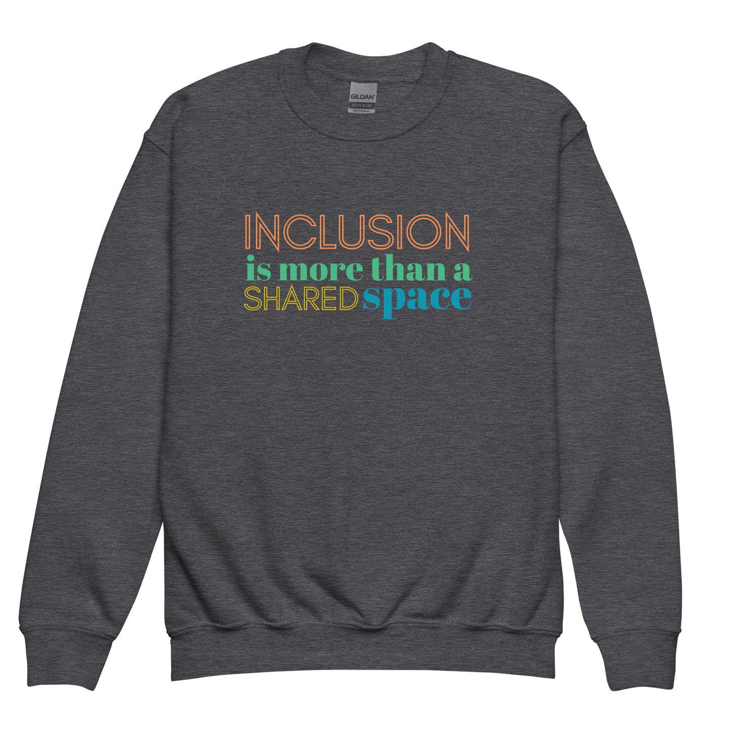 Inclusion Youth Crewneck Sweatshirt Style 2