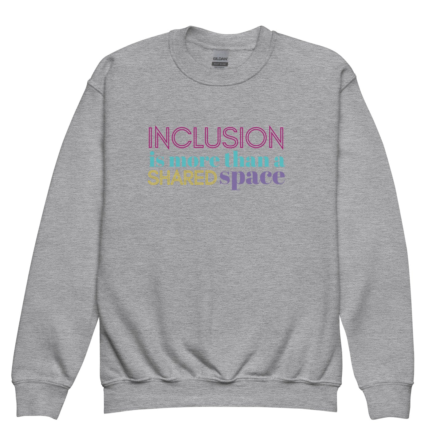 Inclusion Youth Crewneck Sweatshirt Style 1