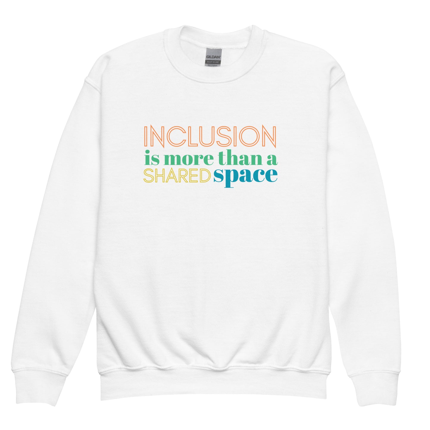 Inclusion Youth Crewneck Sweatshirt Style 2